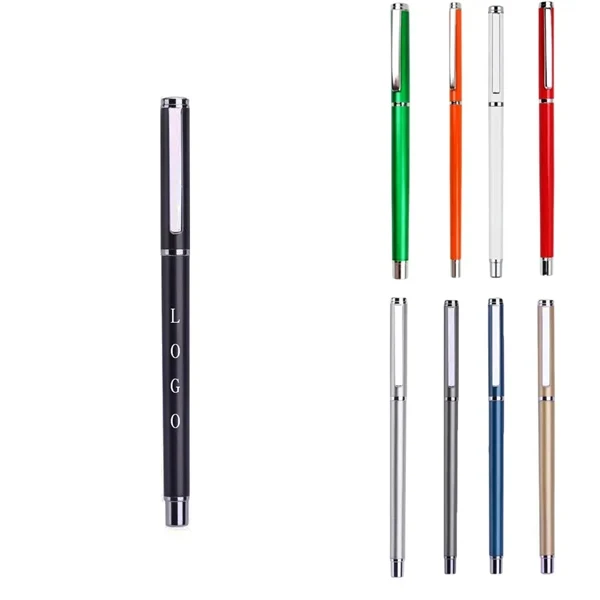 Custom 5.59 Inch Rubber Grip Ballpoint Pen — Signature Business Writing Giveaway 1