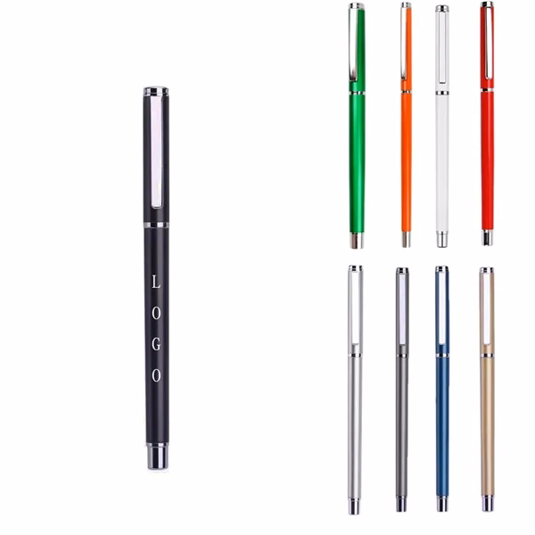 Custom 5.59 Inch Rubber Grip Ballpoint Pen — Signature Business Writing Giveaway