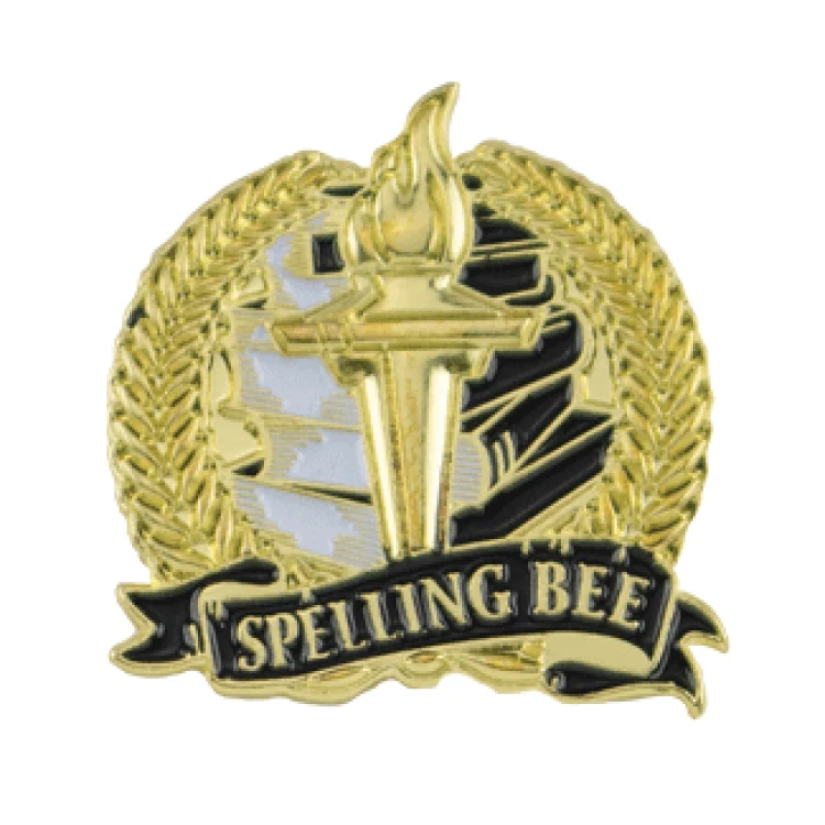 Academic Lapel Pin- Spelling Bee (1-1/8") 1