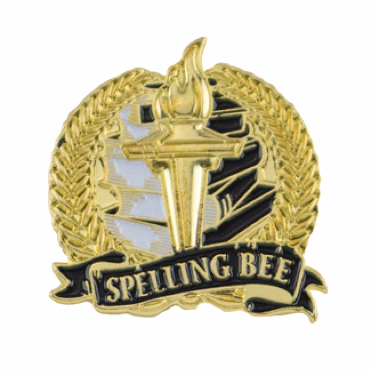 Academic Lapel Pin- Spelling Bee (1-1/8")