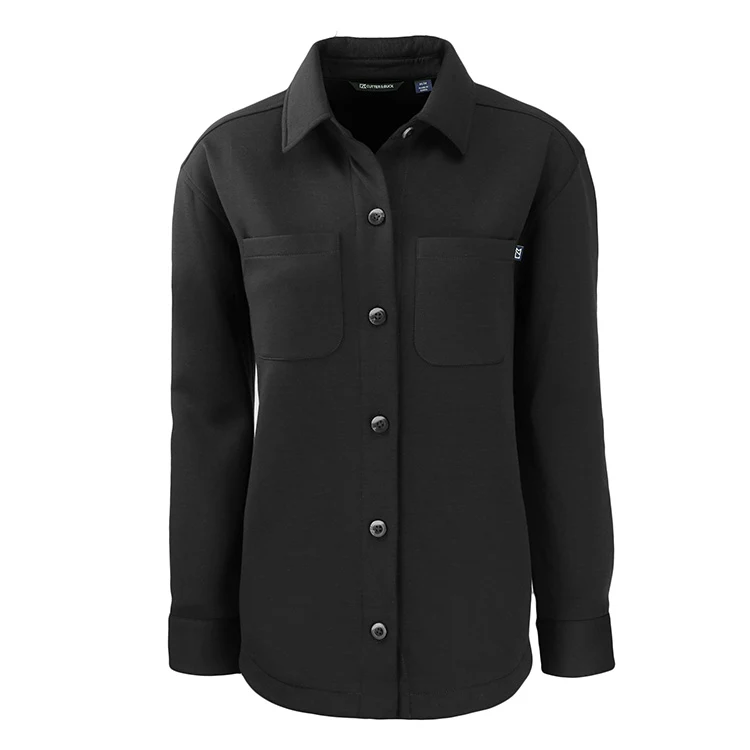 Cutter & Buck Ladies Roam Eco Knit Shirt Jacket 1