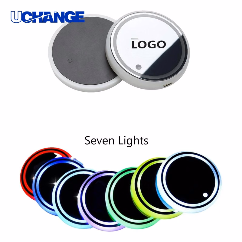 LED Car Cup Holder Coaster Light