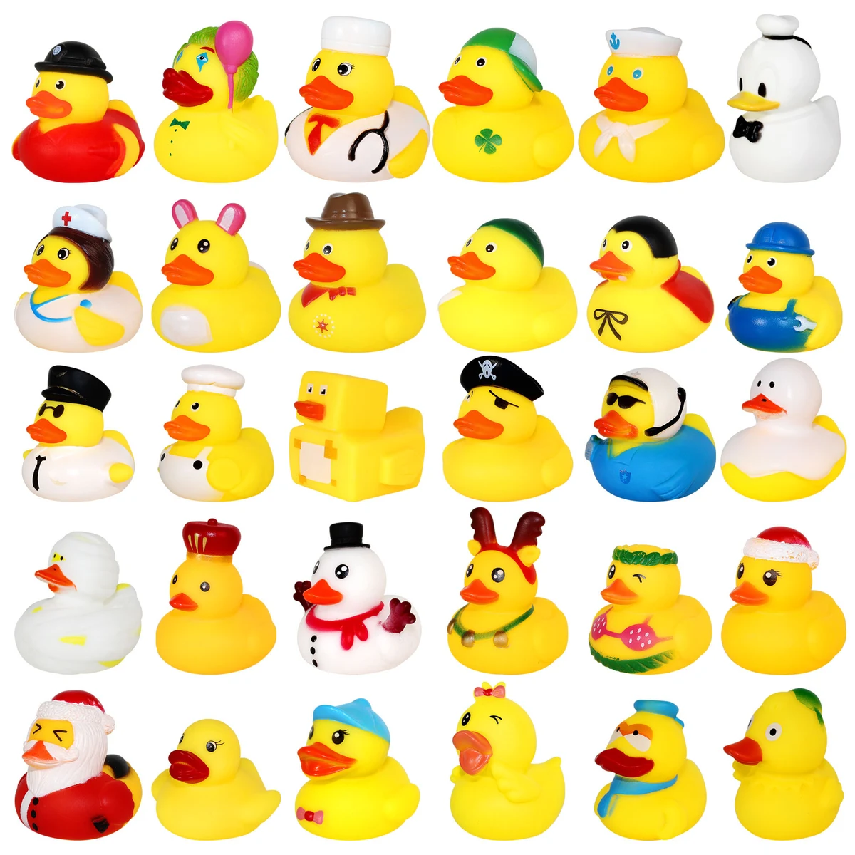 Yellow Rubber Duck Baby Bath Toys 1