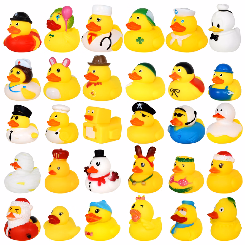 Yellow Rubber Duck Baby Bath Toys