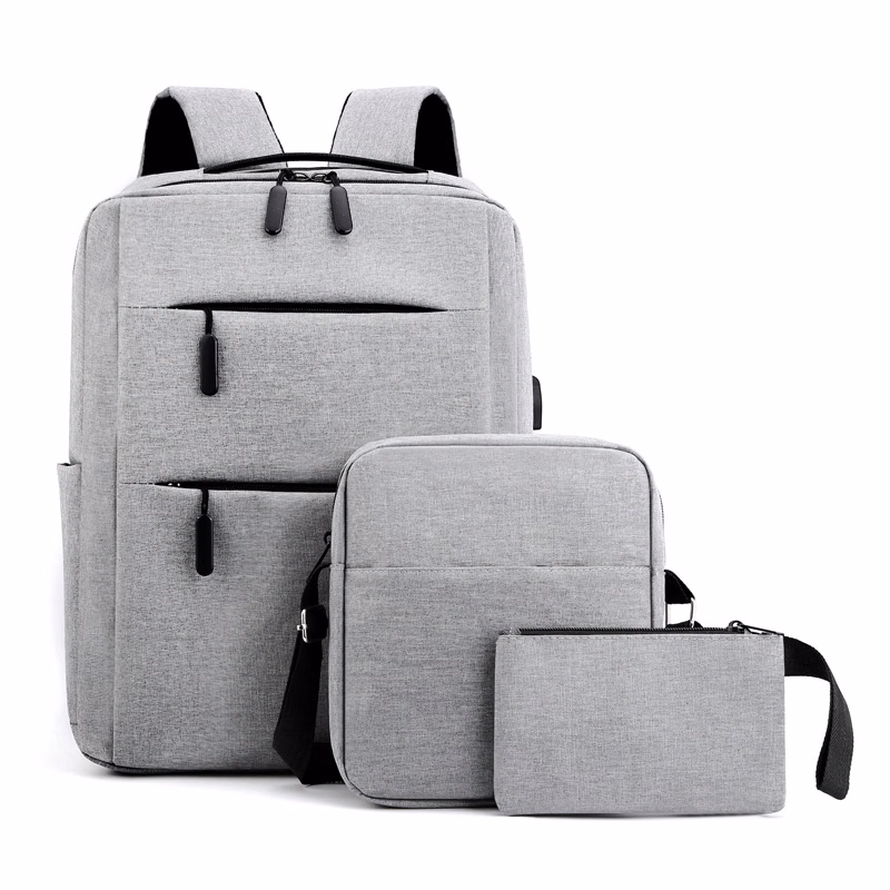 Three Pieces Laptop Backpack