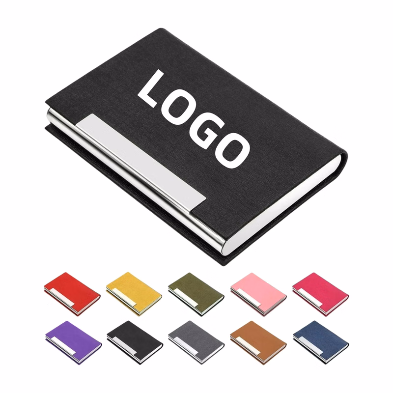 Premium PU Leather Case Business Card Holder