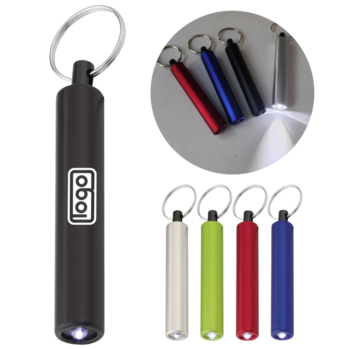 Mini Portable ABS LED Keychain Flashlight 1