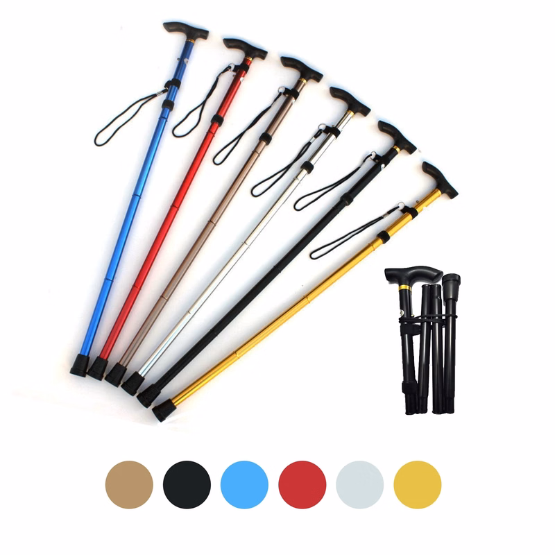 Adjustable Aluminum Hiking Cane Stick