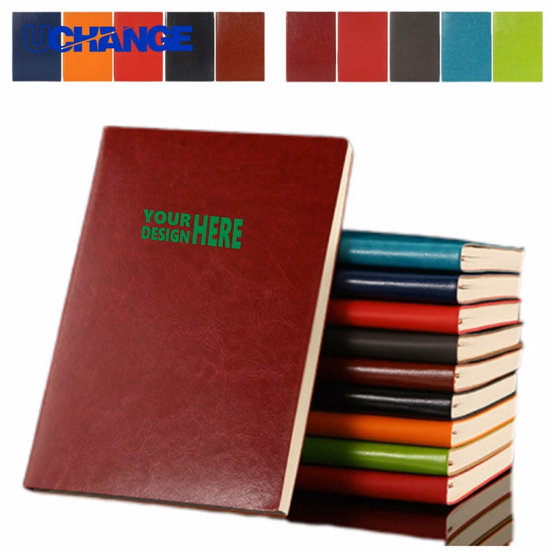 Classic A5 Leather Bound Notebook Journal for Archives