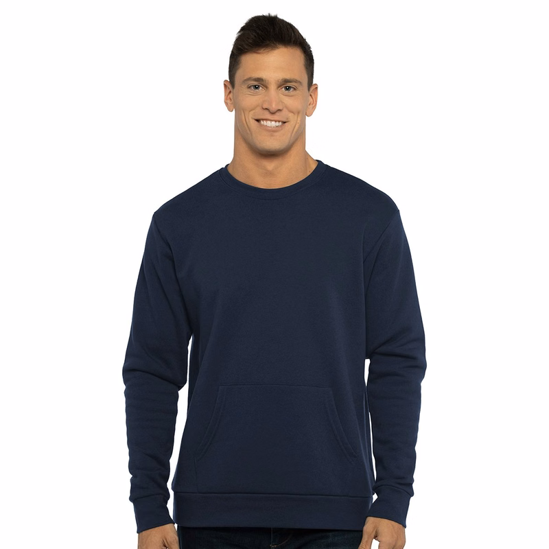 Unisex Santa Barbara Pocket Crewneck Sweatshirt - 9001