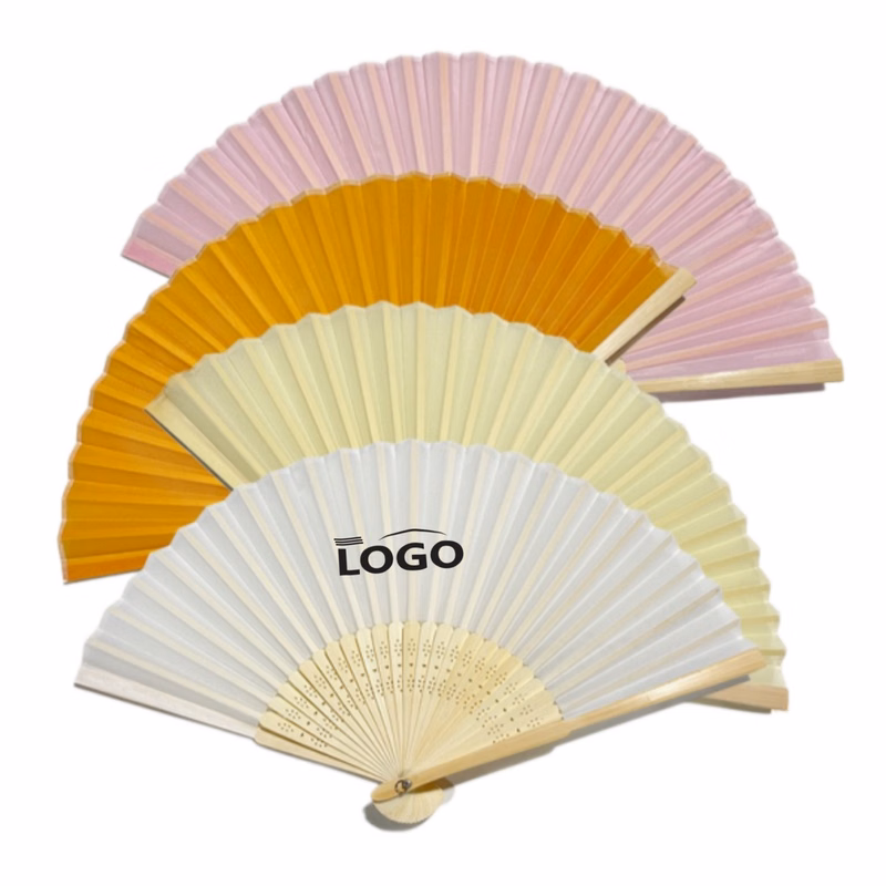 Colorful Foldable Paper Hand Fans