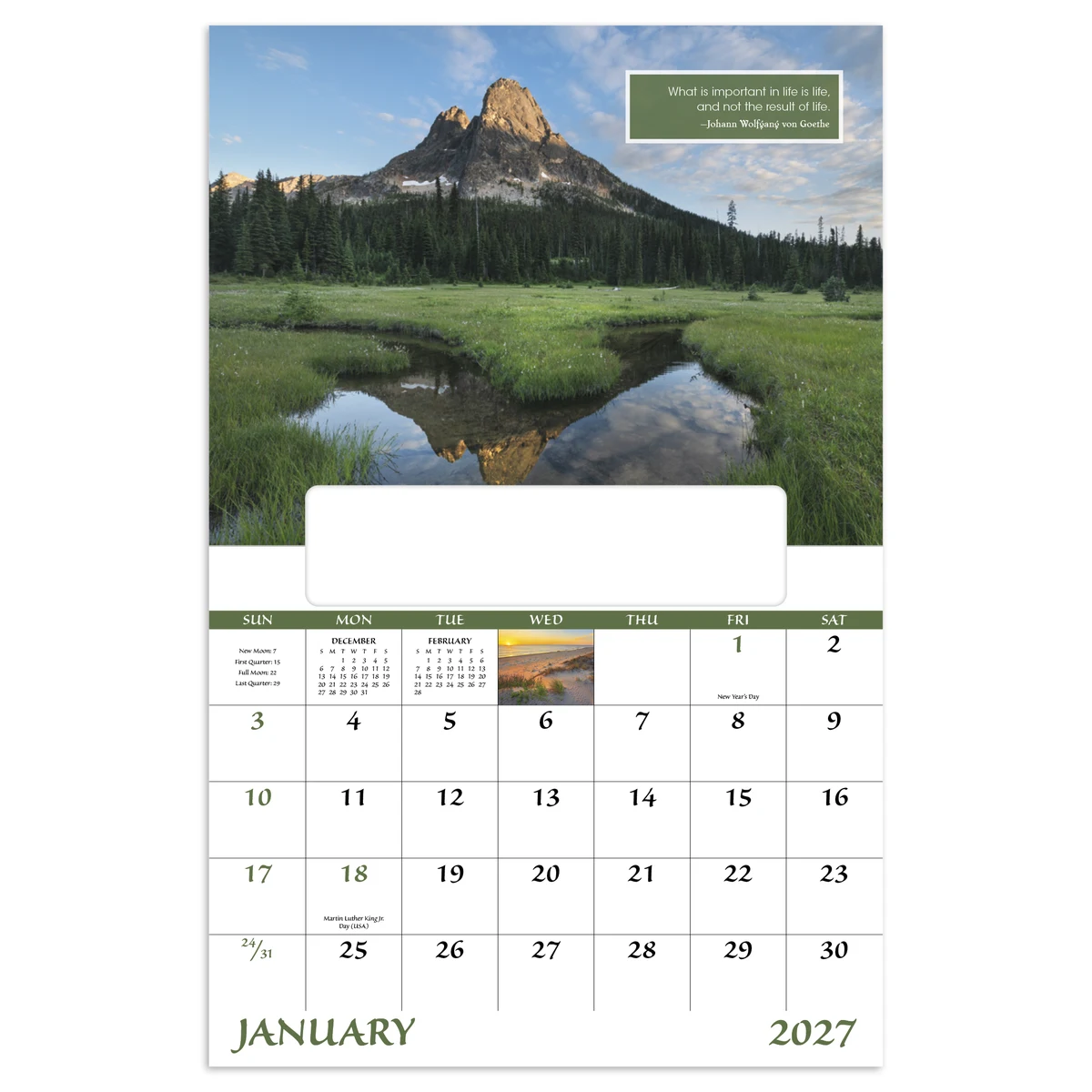 Good Value™ Inspirations for Life - Window Calendar 1