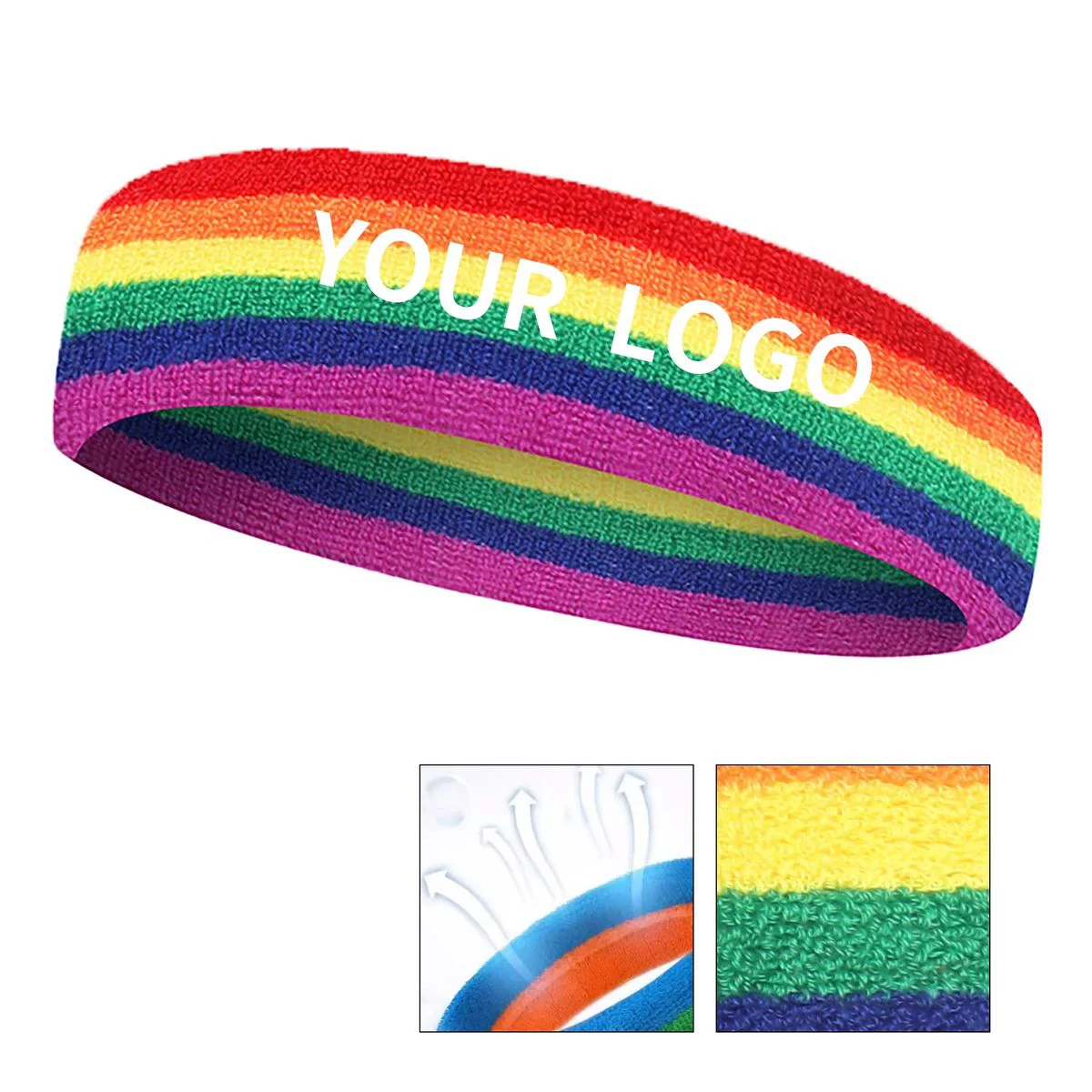 Colorful Pride Athletic Headband with Comfortable Fit 1