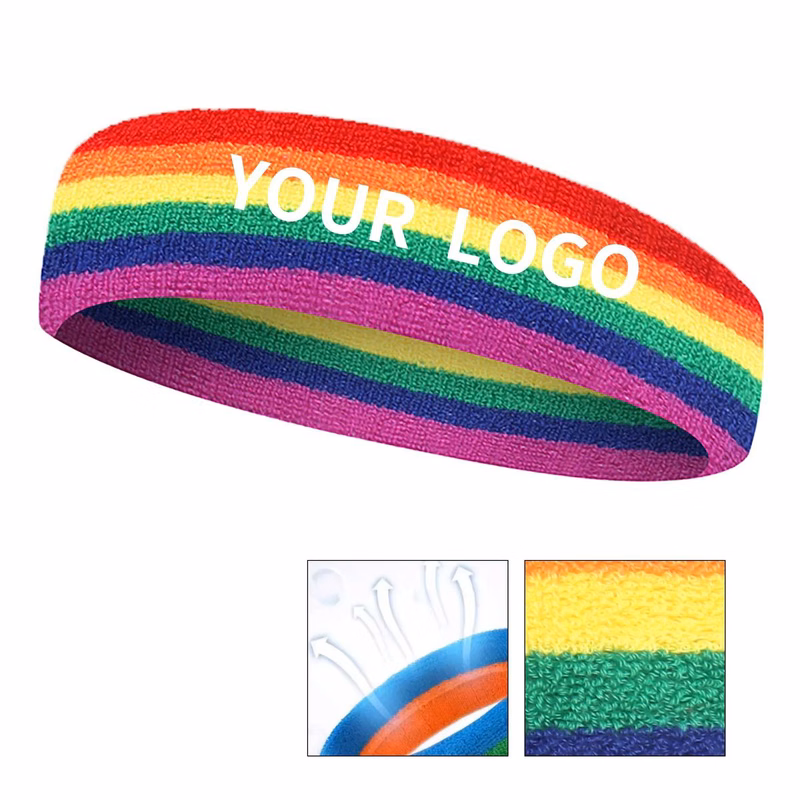 Colorful Pride Athletic Headband with Comfortable Fit