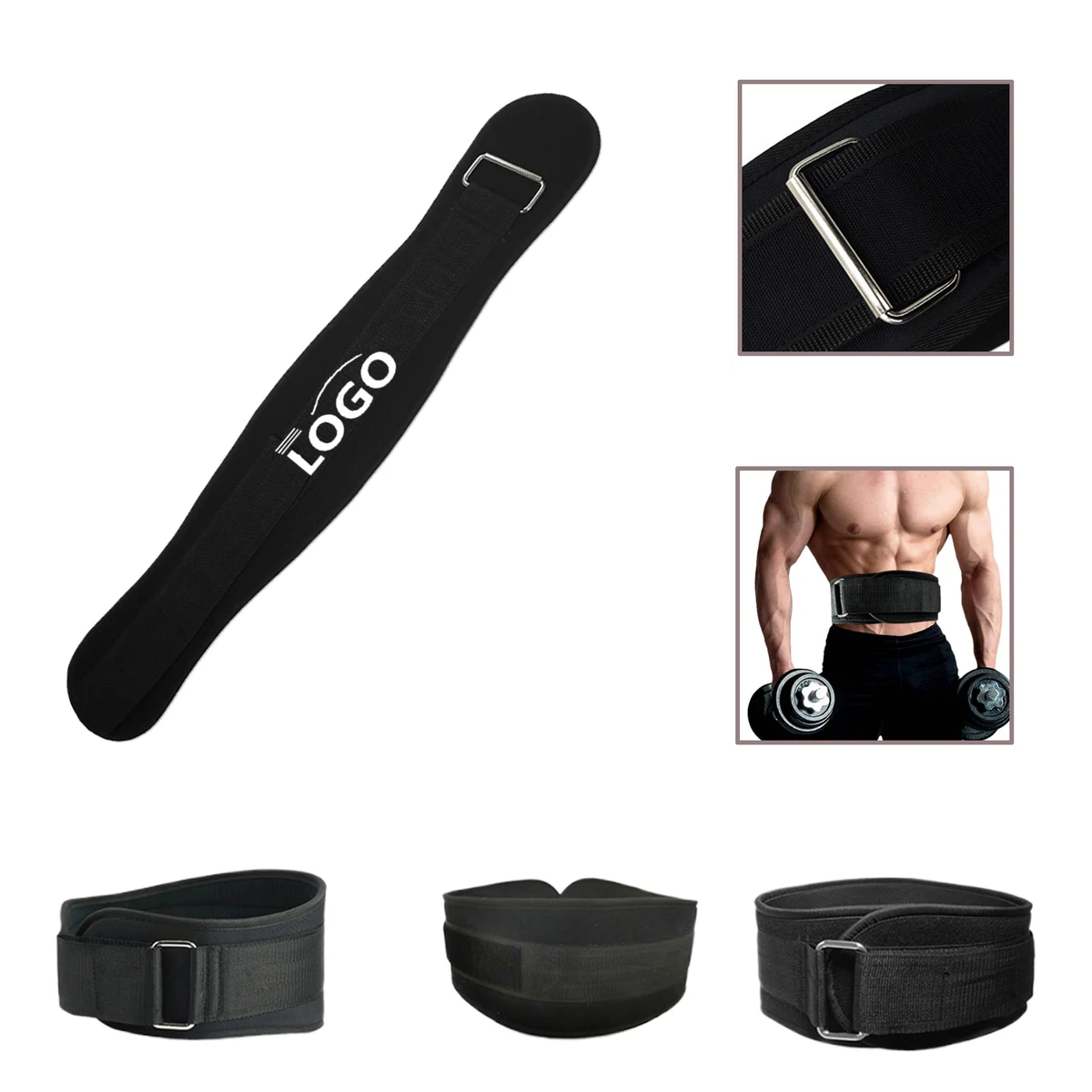 MOQ50 Custom Breathable Weightlifting Support Belts 1