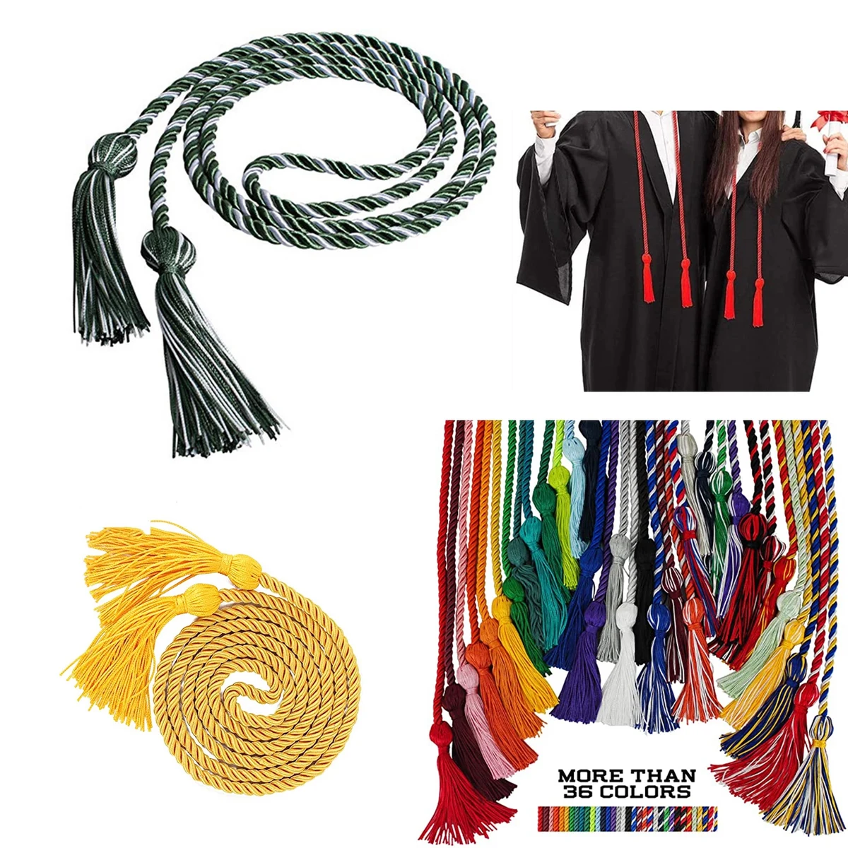 Graduation Honor Cord with Tassel MOQ 50PCS 1
