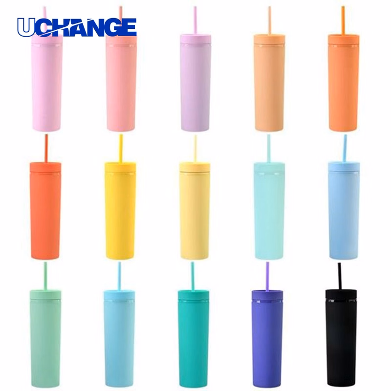 Matte Pastel Acrylic Tumbler Cup