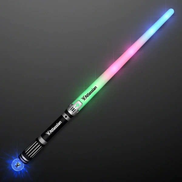 Short Saber Light Staff with Crystal Ball Handle 1