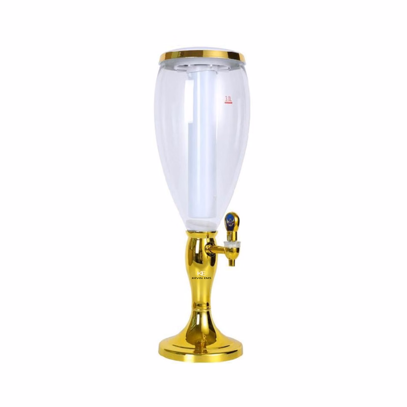 3L Luminous Commercial Creative Beer Barrel With Icicle