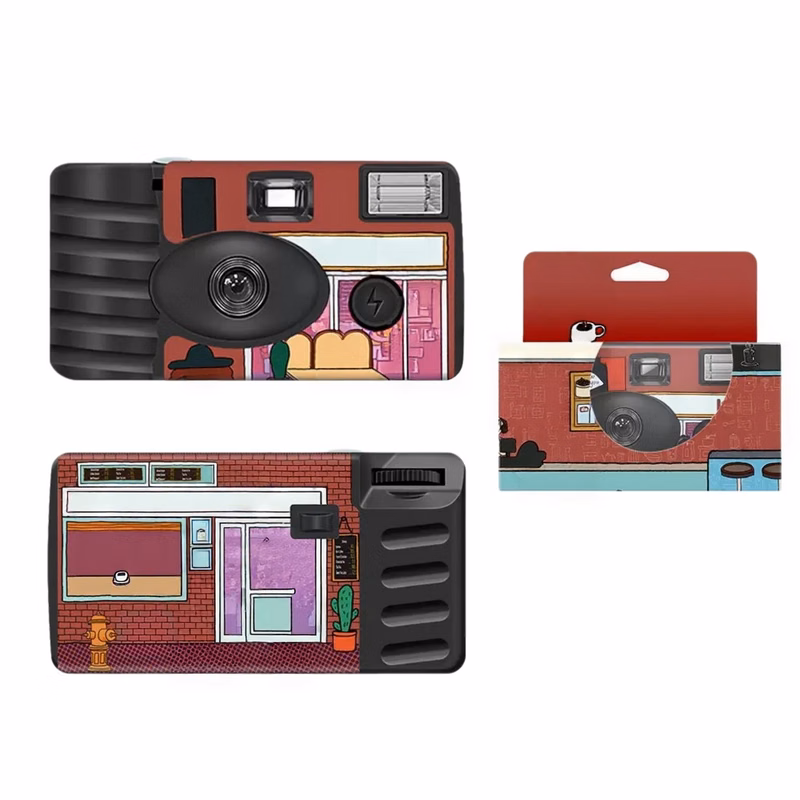 Custom Wrap Disposable Camrea With Built-In Flash