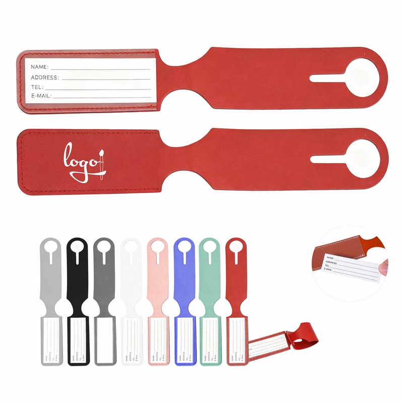 Long Strip PU Luggage Name Tag