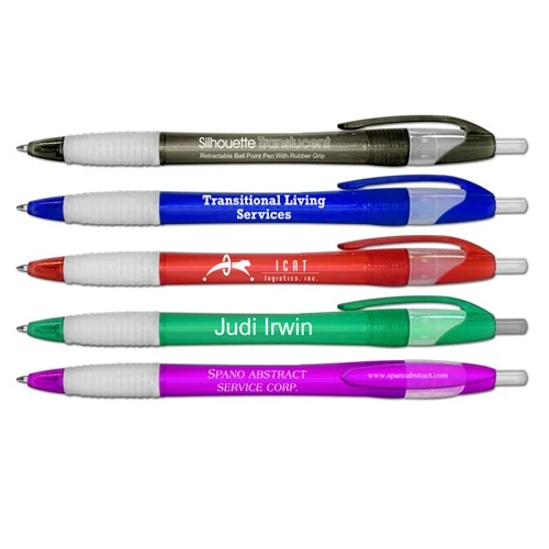 Silhouette Translucent Retractable Ballpoint Pen 1