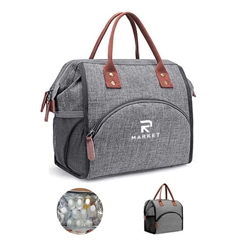 Reusable Freezable Tote Insulated Lunch Bag 1