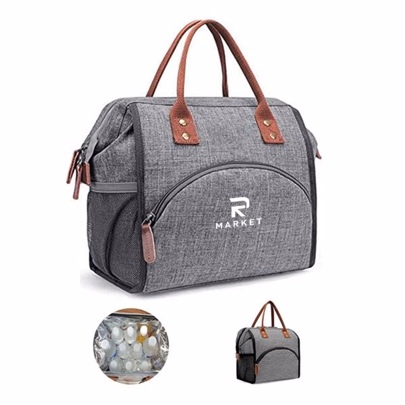 Reusable Freezable Tote Insulated Lunch Bag
