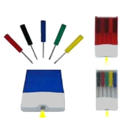 Mini Screw Driver Set with White LED 1