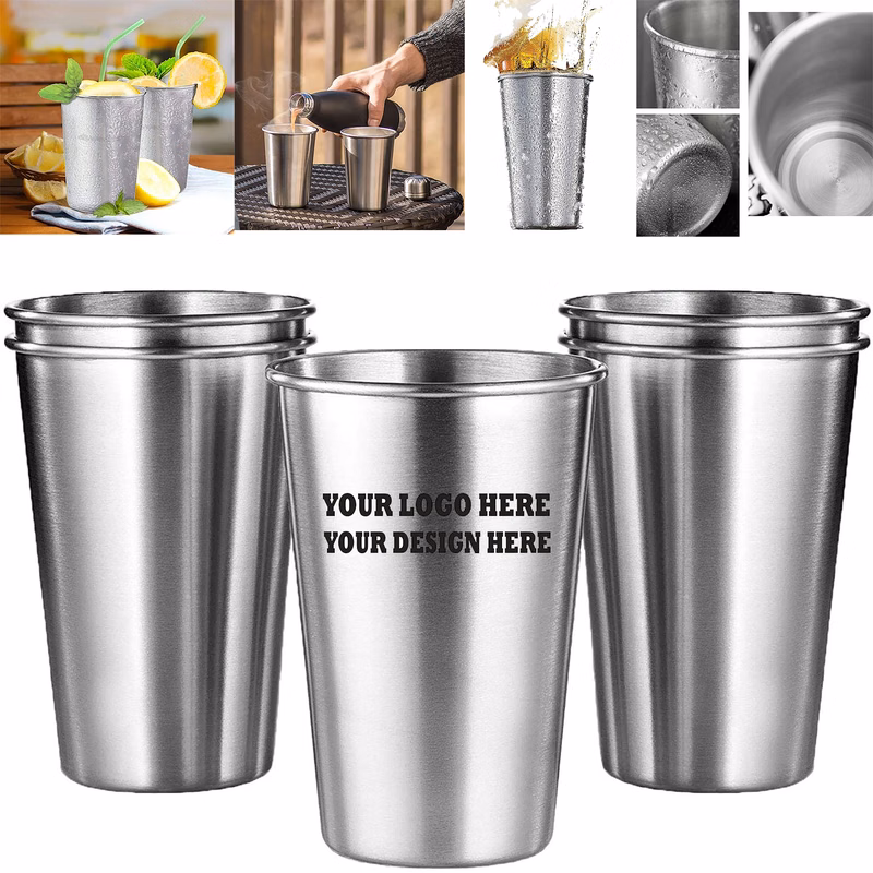12 Oz Stainless Steel Beer Cup