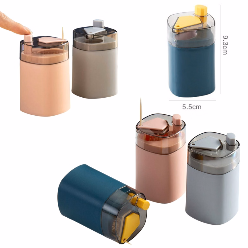 Press Type Toothpick Holder / Automatic Toothpick Dispenser