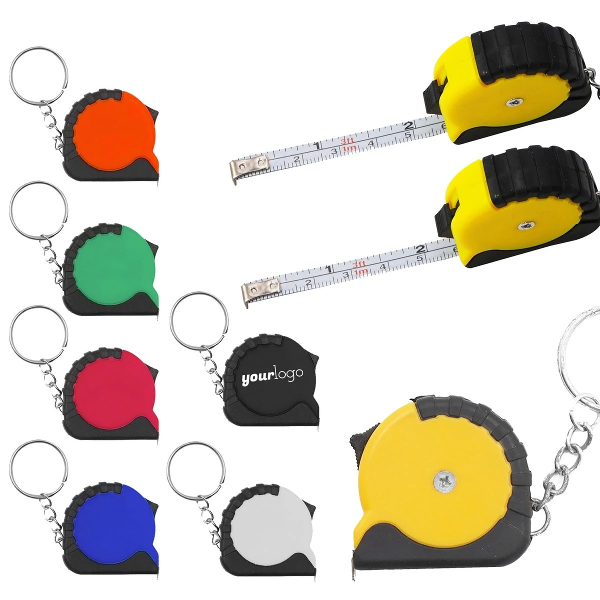 ABS Mini Tape Measure Keychain 1