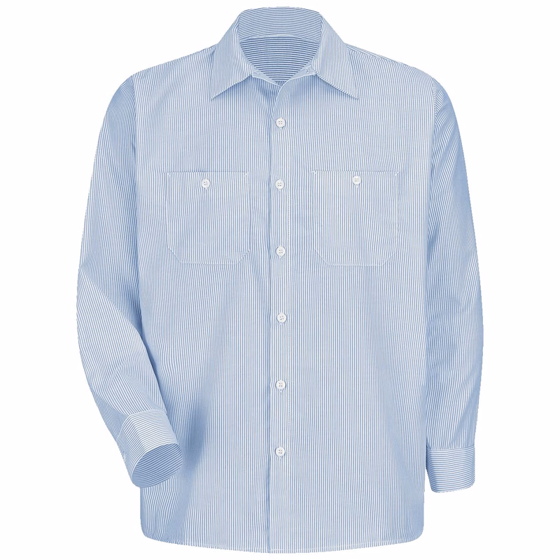 Men's Tall Industrial Stripe Work Shirt - SL10T