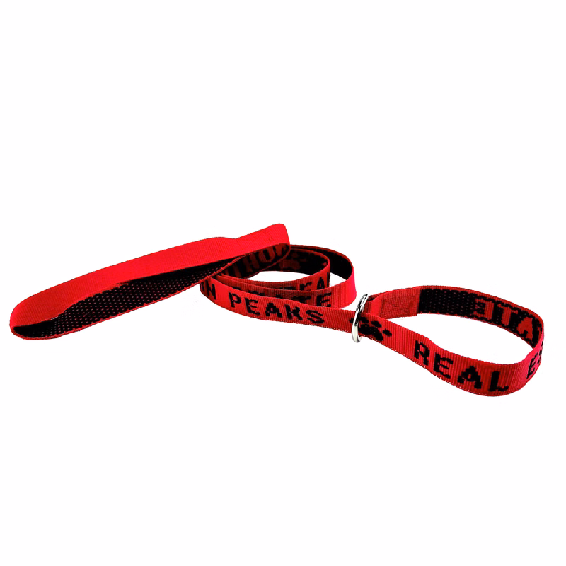 3/4" X 48" Woven Slip Leash w/ Nickel-plated D-Ring - "Classic" Weave