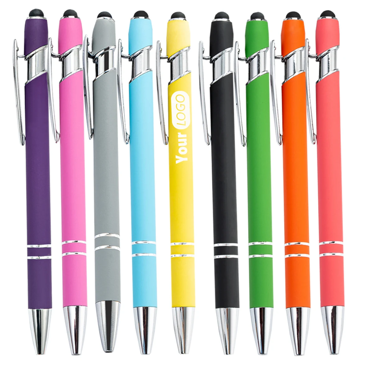 Aluminum Writing Pen with Stylus 1
