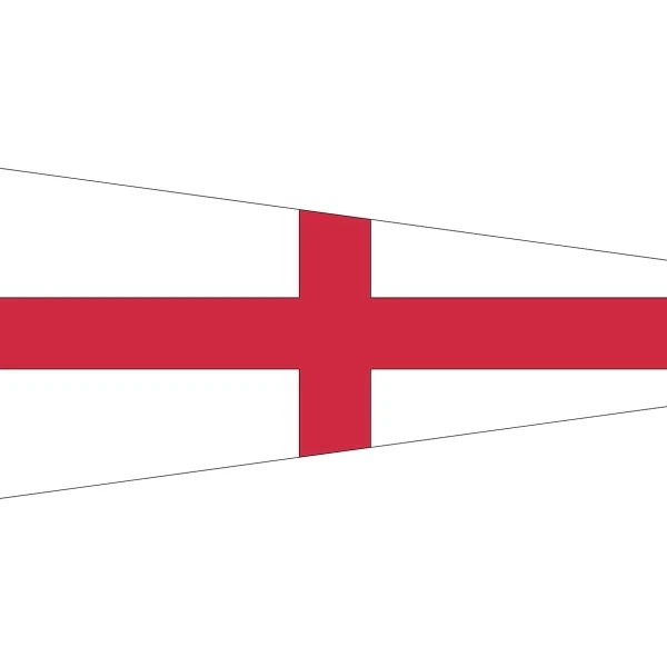 Sewn Number Pennant - 8 1