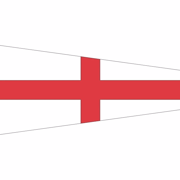 Sewn Number Pennant - 8