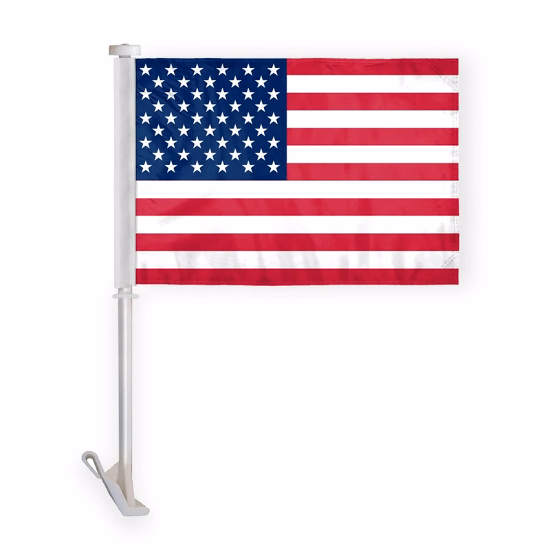 USA Car Flag 10.5" x 15" 2 Ply
