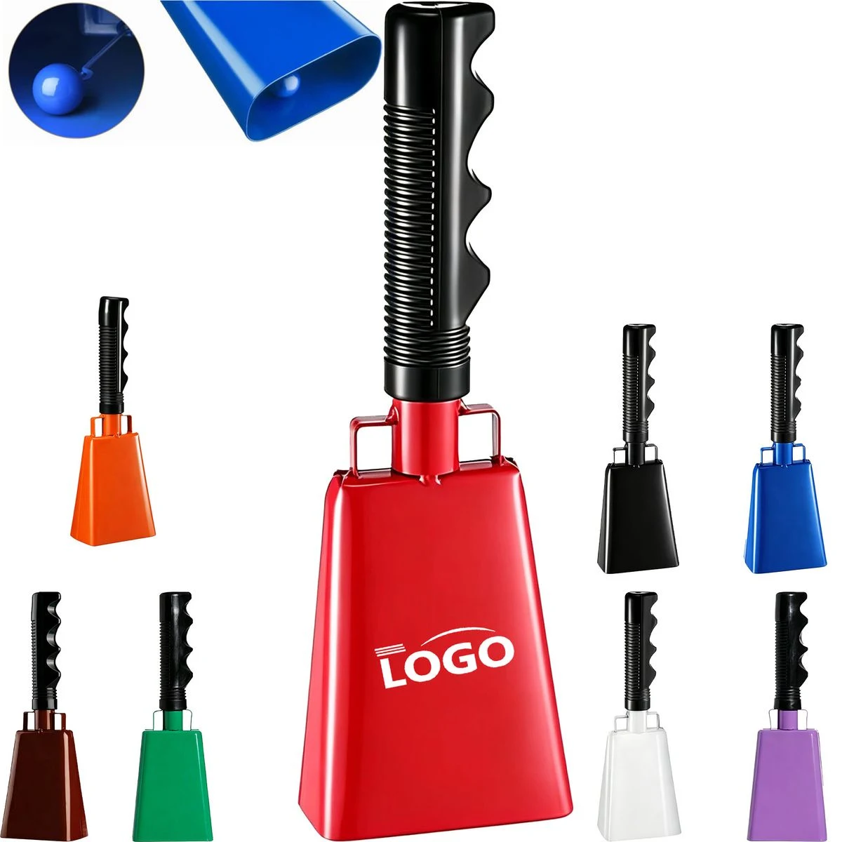 8-Inch Handheld Cheer Bell 1