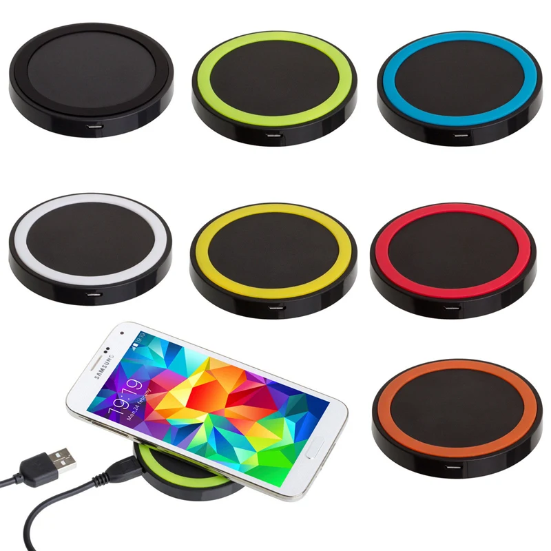 Round Wireless Charger Pad, 10W 1