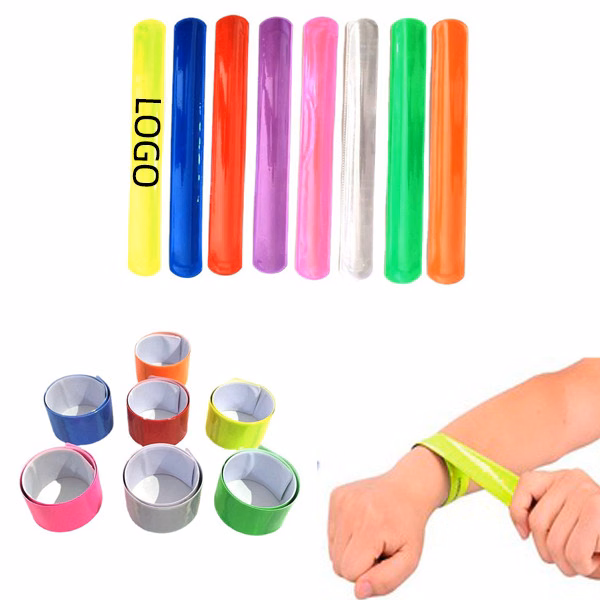 Reflective Slap Wristband(13" W x 1 3/16" H)