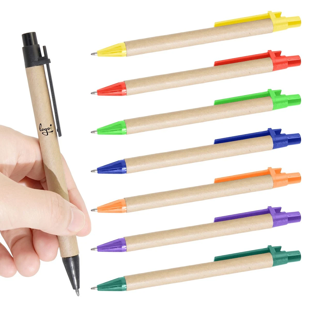 Eco-Friendly Paper Barrel Ballpoint Pen 1
