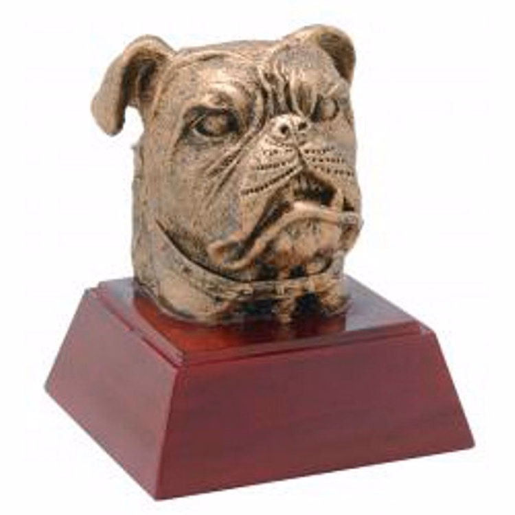 Bulldog Resin Sculpture