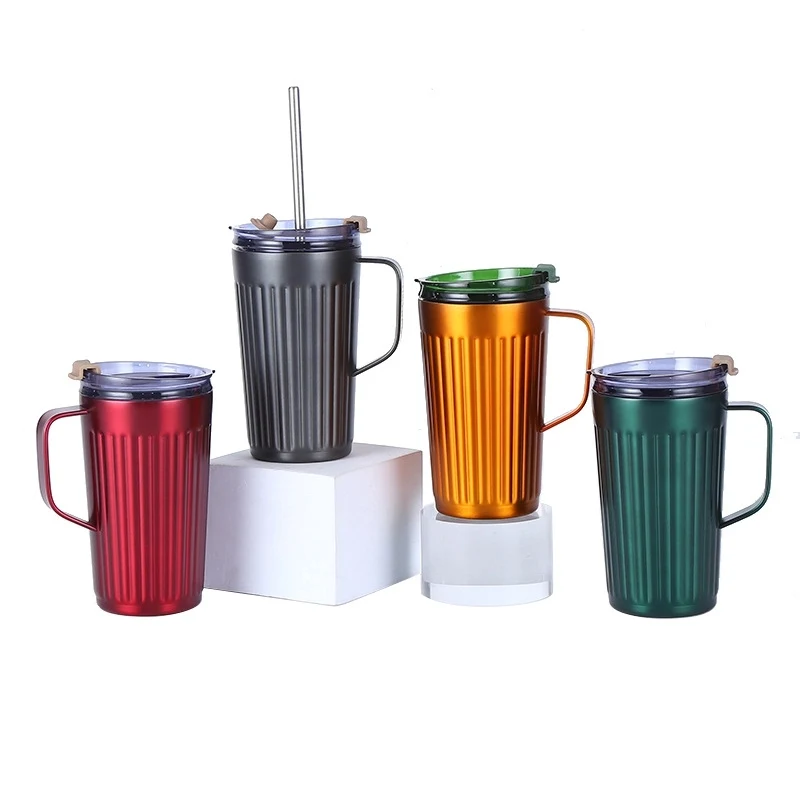 Custom 12oz Stainless Steel Travel Tumbler With Handle 1
