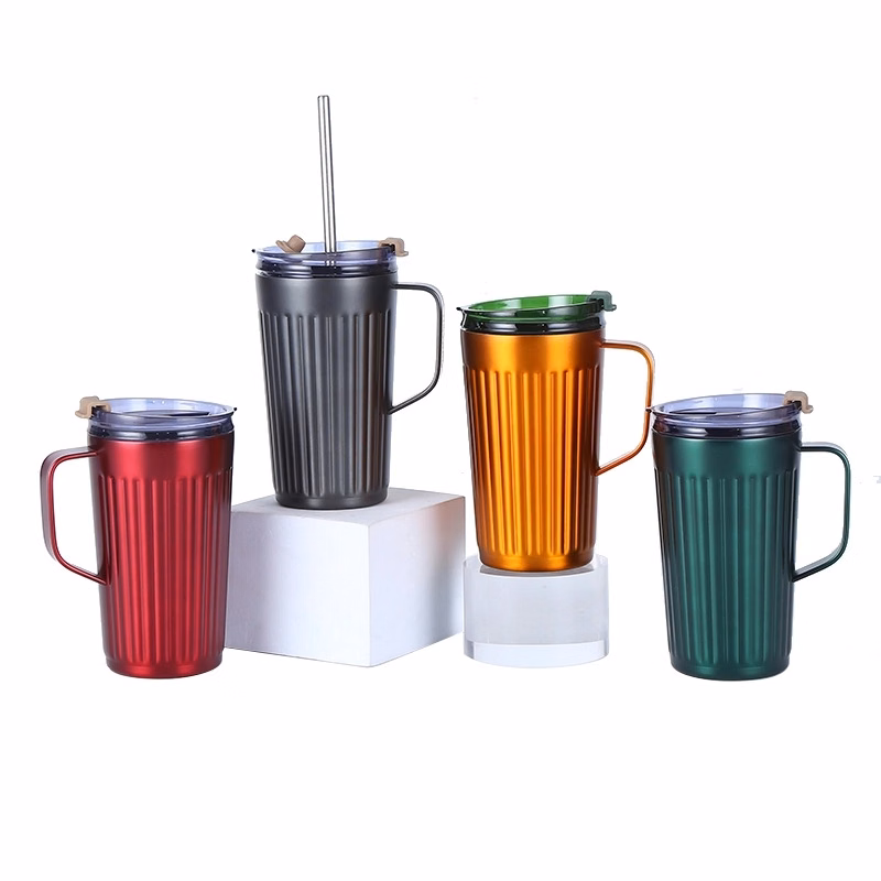 Custom 12oz Stainless Steel Travel Tumbler With Handle