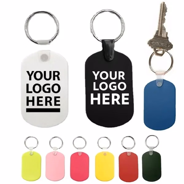 Custom 2.2 Inch Oval PVC Snap Clip Key Holder — Durable Portable Promo Item