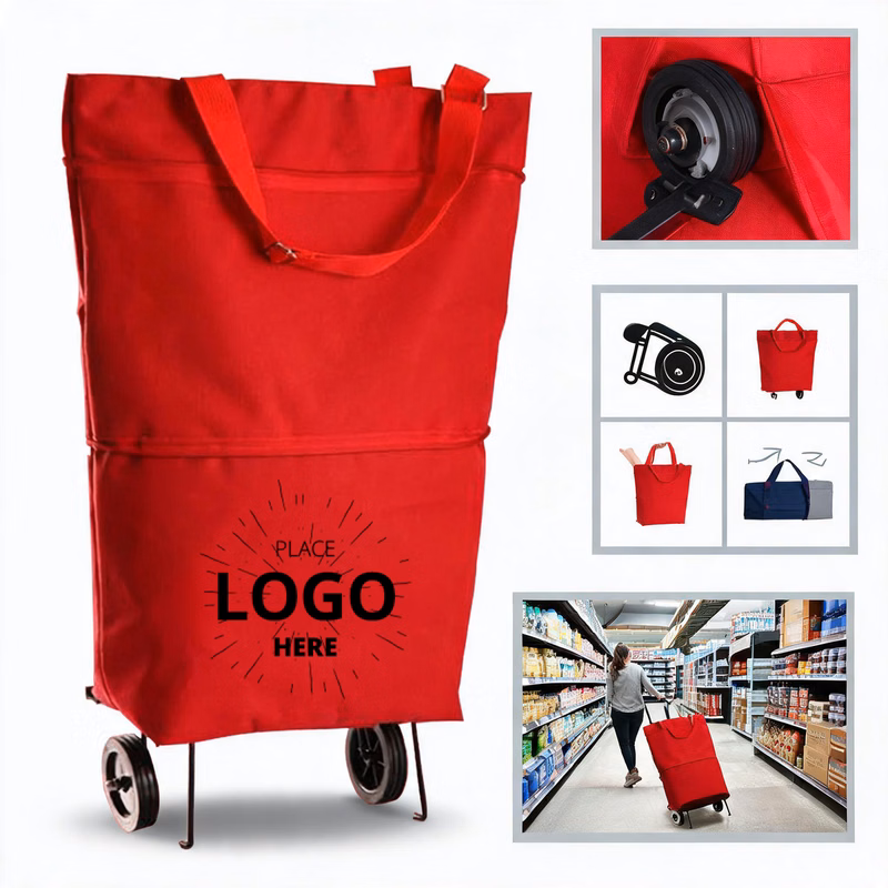 Foldable Rolling Grocery Bag