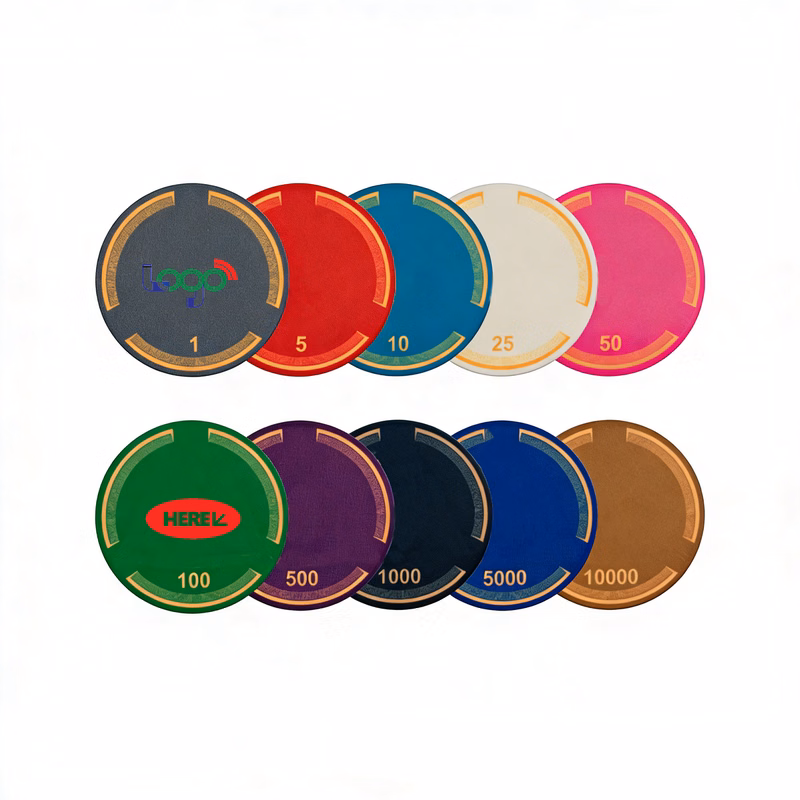 Customizable Ceramic Poker Chips