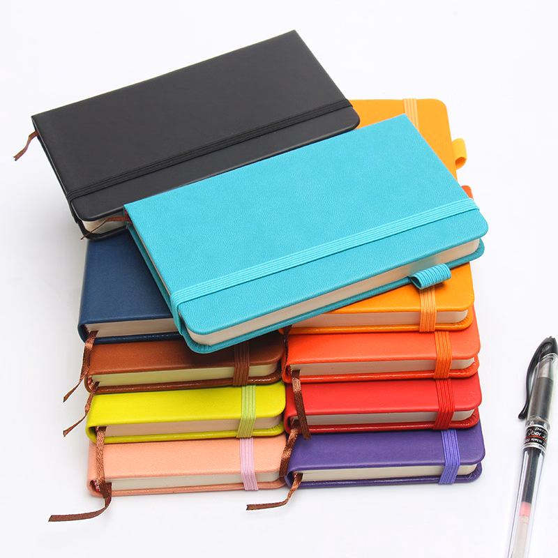 Colour A6 Small Pocket Notebooks With Pu Cover