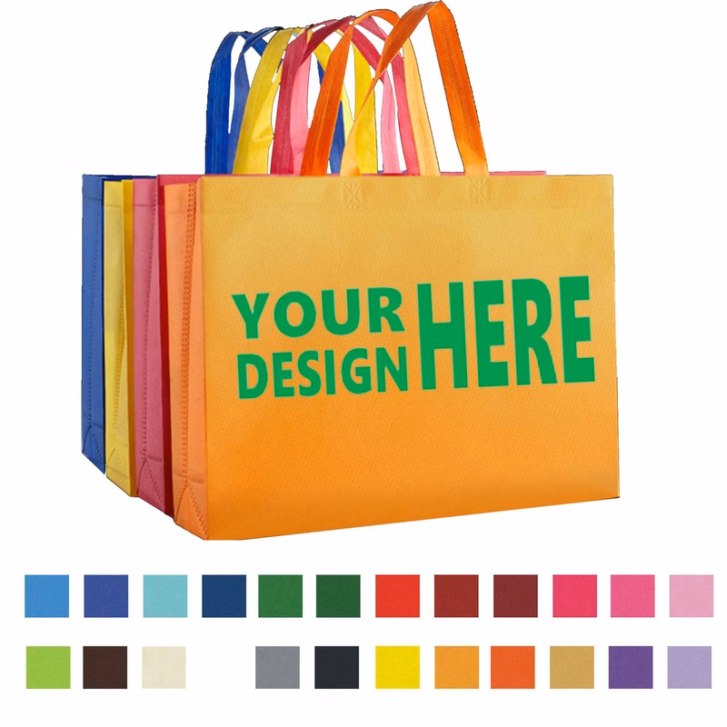 Collapsible Multi-Color Portable Non-Woven Bag